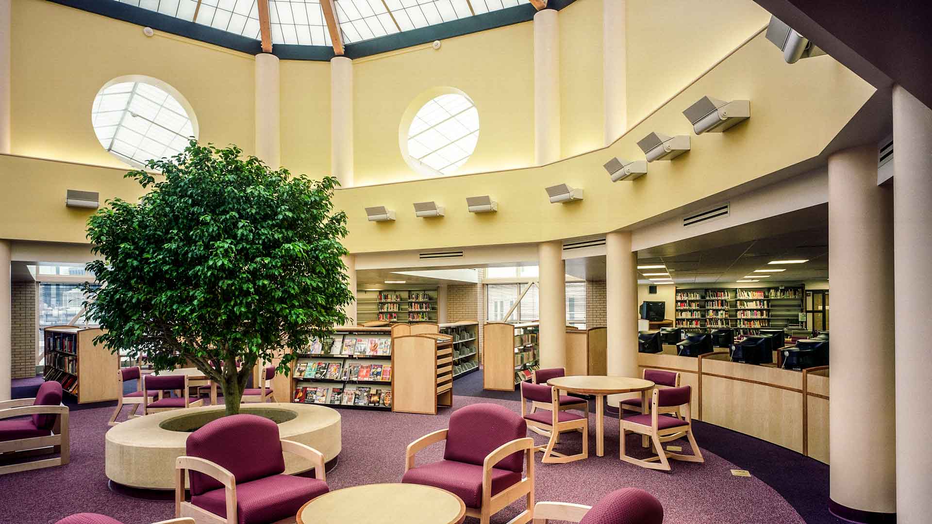 presentation high school library